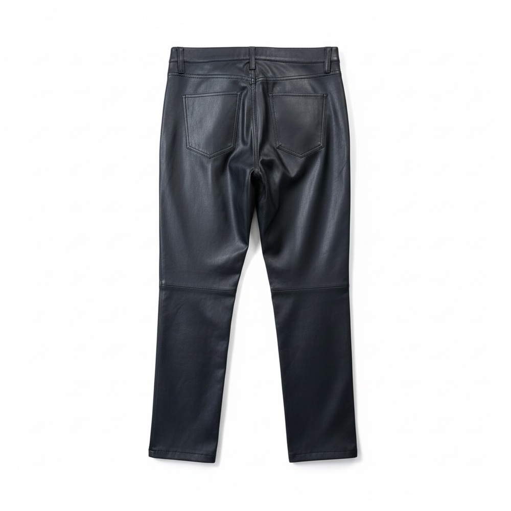 Hudson Barbara High Rise Straight Black Beauty Pants Vegan Women’s 28 NWOT $245 - Picture 5 of 9